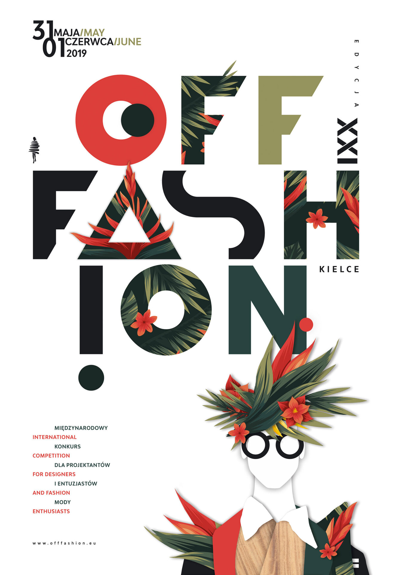 XXI Edycja Konkursu dla Projektantów i Entuzjastów Mody OFF FASHION plakat